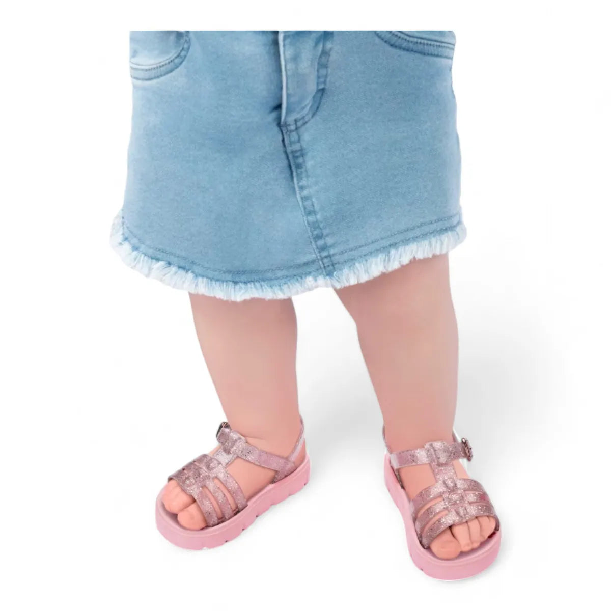 Sandalias Mini Barbie Rosa