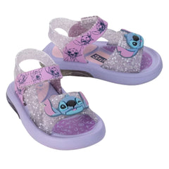 Sandalias Disney Stich Luces Lila  Estilo