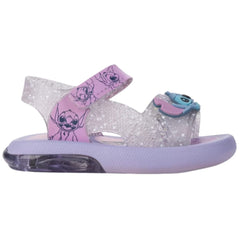 Sandalias Disney Stich Luces Lila  Niña