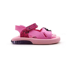 Sandalias Disney Minnie Luces Rosa Estilo