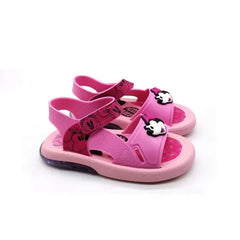 Sandalias Disney Minnie Luces Rosa Combinada