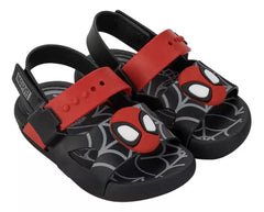 Sandalias Disney Spider Man Negro Marvel