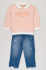 Conjunto Camisa Y Jersey Niña