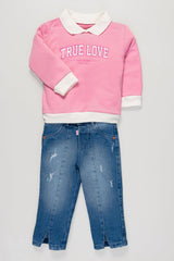 Conjunto Camisa Y Jersey Niña