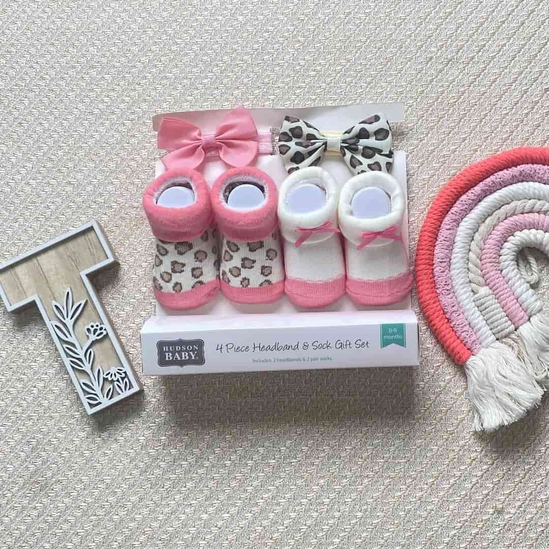 Set 2 Pares Medias y Balacas Estampado 