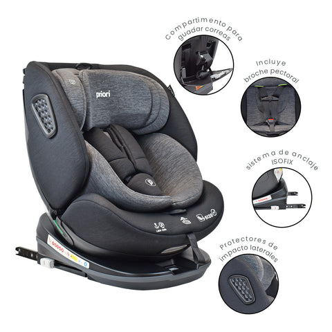 Silla De Carro Hero Negro Priori Uso