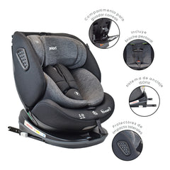 Silla De Carro Hero Negro Priori Uso