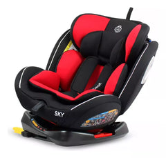 Silla De Carro Sky 360 Isofix Rojo Bebesit Negro