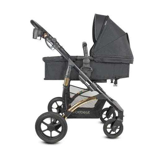 Coche Moisés Spring Gold Premium Negro Bebesit Modelo