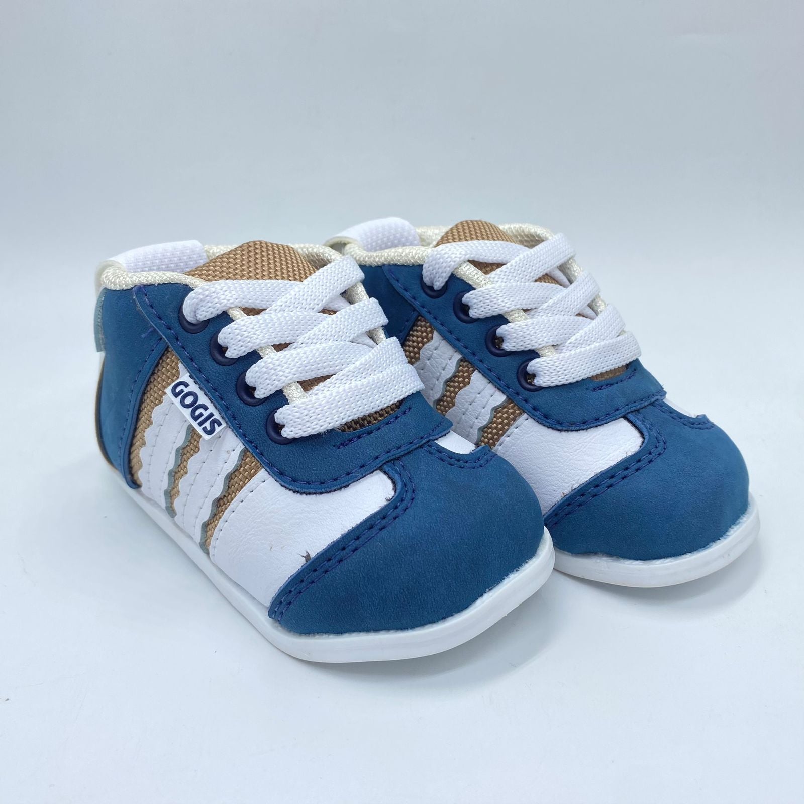 Tenis No Tuerce Niño Combinado Azul