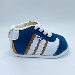 Tenis No Tuerce Niño Combinado Azul Estilo