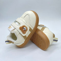 Tenis Unisex Velcro Oso Beige