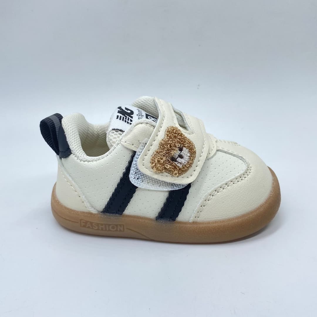 Tenis Velcro Oso Para Niño Rayas