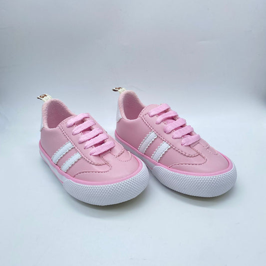 Tenis Detalle Rayas Rosa Melosos