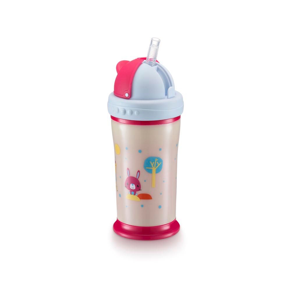 Vaso Pitillo Térmico Brilla En La Oscuridad 240ml Fisher Price