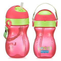 Vaso Pitillo Twist 360ml Fisher Price Rosa