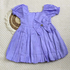 Vestido Moño Lado Bebé Niña