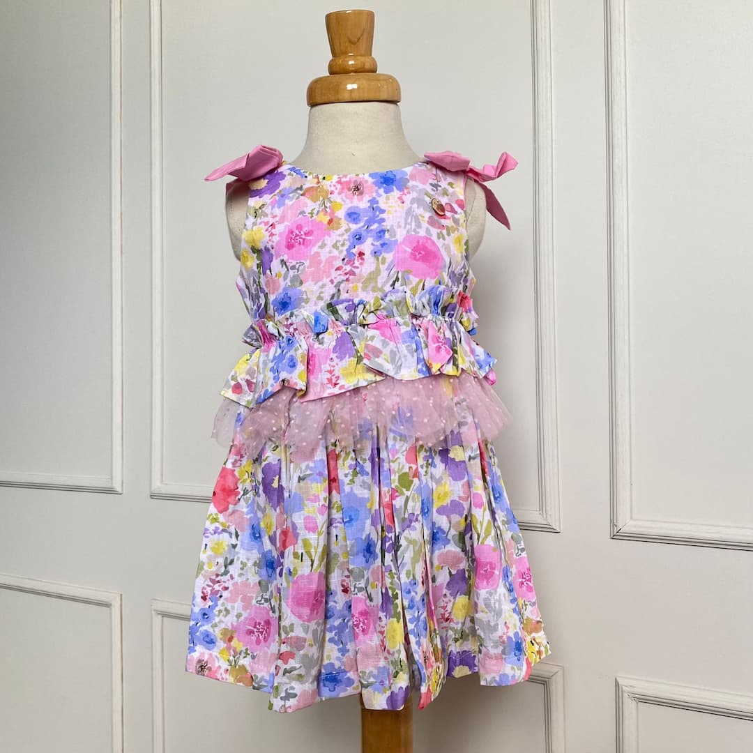 Vestido Estampado Primavera Bebé Niña