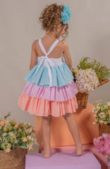 Vestido De Fiesta Color Pastel Lilo Bolero