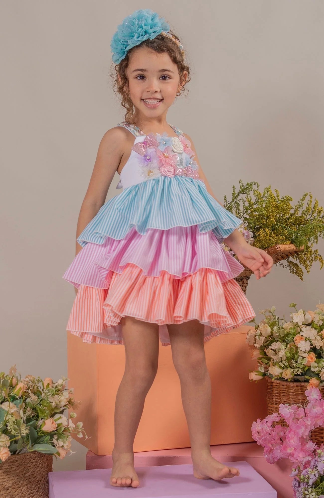 Vestido De Fiesta Color Pastel Lilo