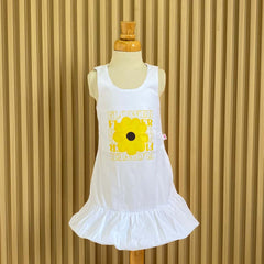 Vestido Flowers Color Surtido blanco