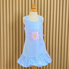 Vestido Flowers Color Surtido azul