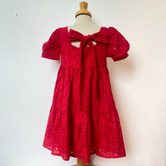 Vestido Para Niña Ojalillo moño