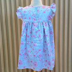 Vestido Estampado Flores Bolero Detalle