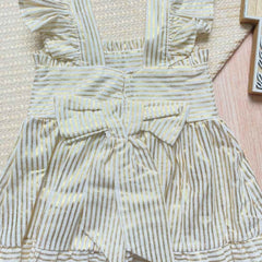 Vestido Lineas Doradas Detalle