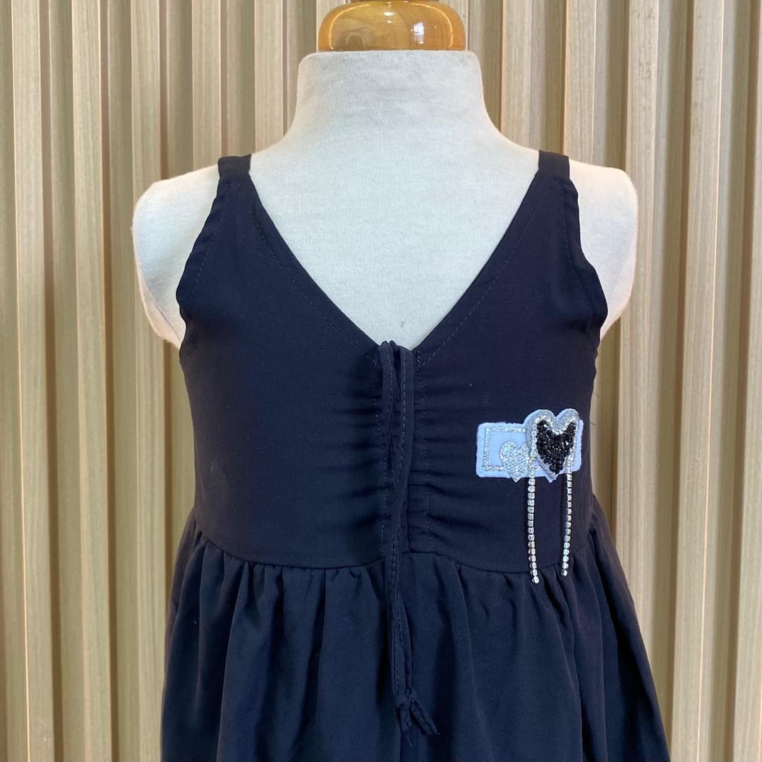 Vestido Globo Detalle Corazon Detalle