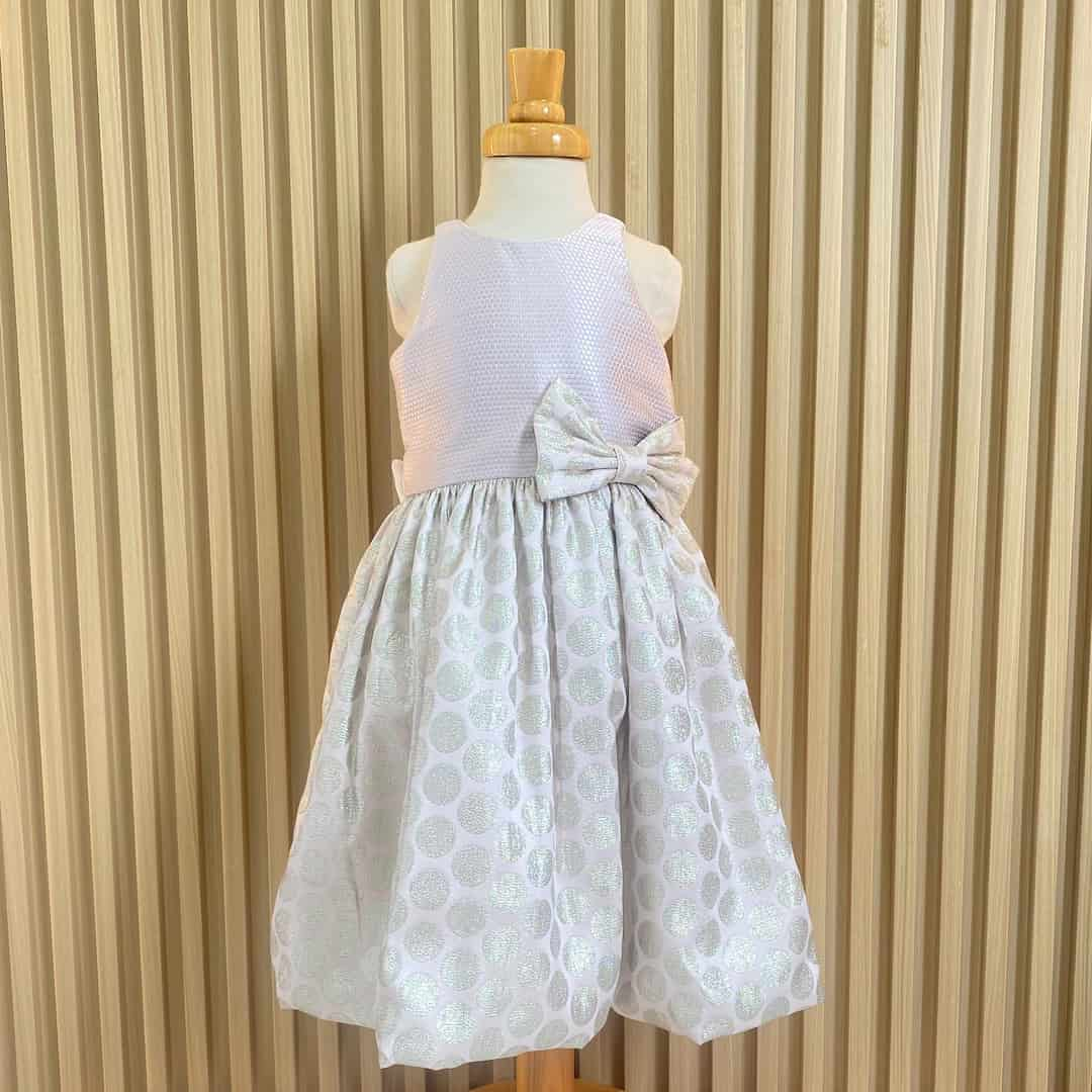 Vestido Para Niña Puntos