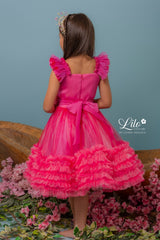 Vestido Mi Niña Fucsia