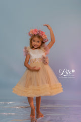 Vestido Morena Beige Lilo