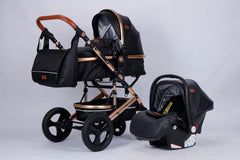 Coche Moises Con Portabebe Yaco Negro