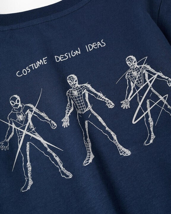 Camiseta Estampado Spider-Man Navy Zippy Diseño