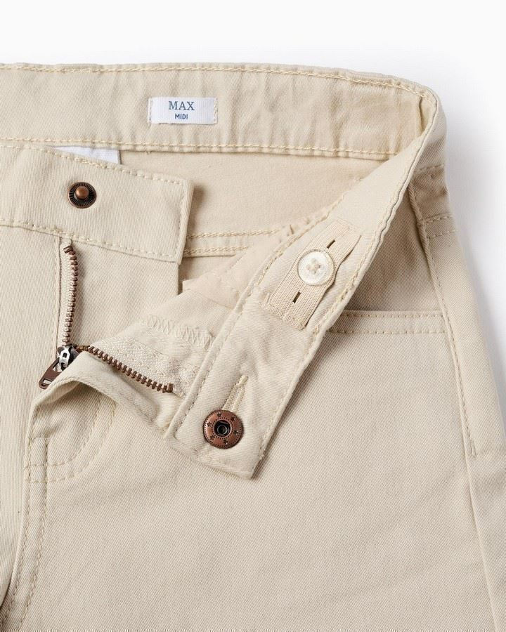 Bermuda Twill Beige Zippy detalle