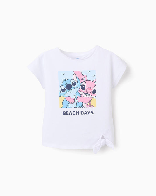 Blusa Estampado Stitch Blanco Zippy 