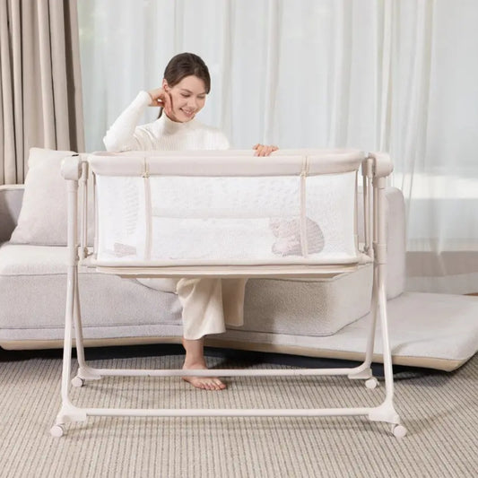 Cuna Colecho Sense Balance Bassinet Beige Mastela