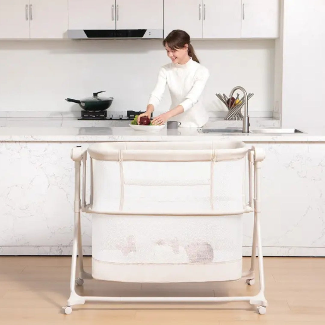 Cuna Colecho Sense Balance Bassinet Beige Mastela madres