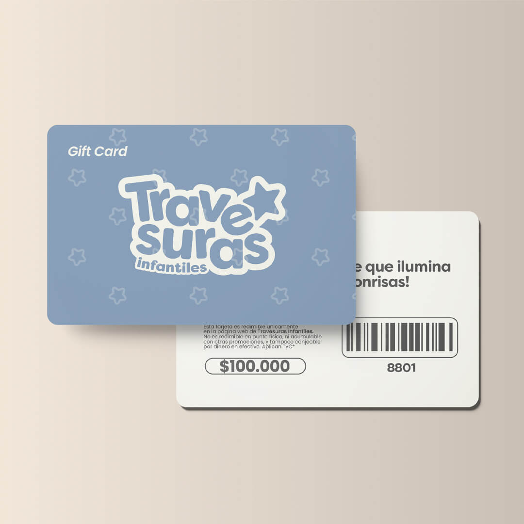 tarjeta de regalo travesuras infantiles online 100.000
