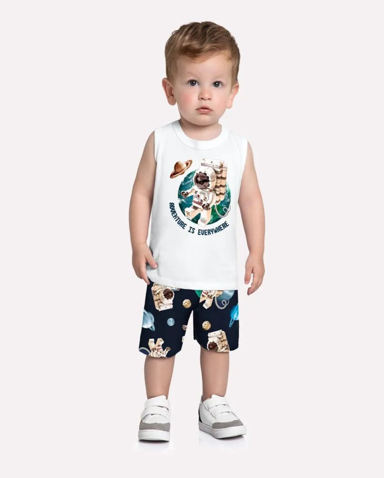 Conjunto Bermuda Astronauta Kyly modelo 