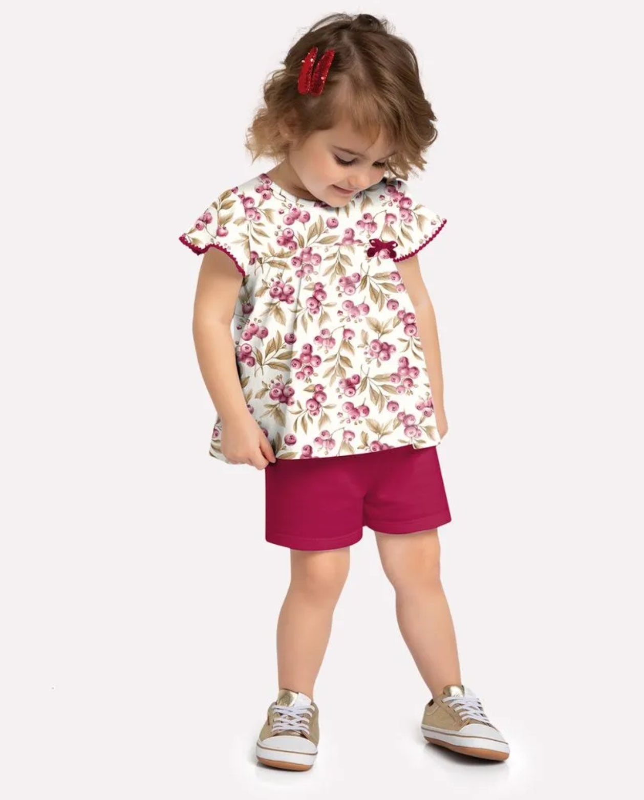 Conjunto Short Arandanos Milon Modelo