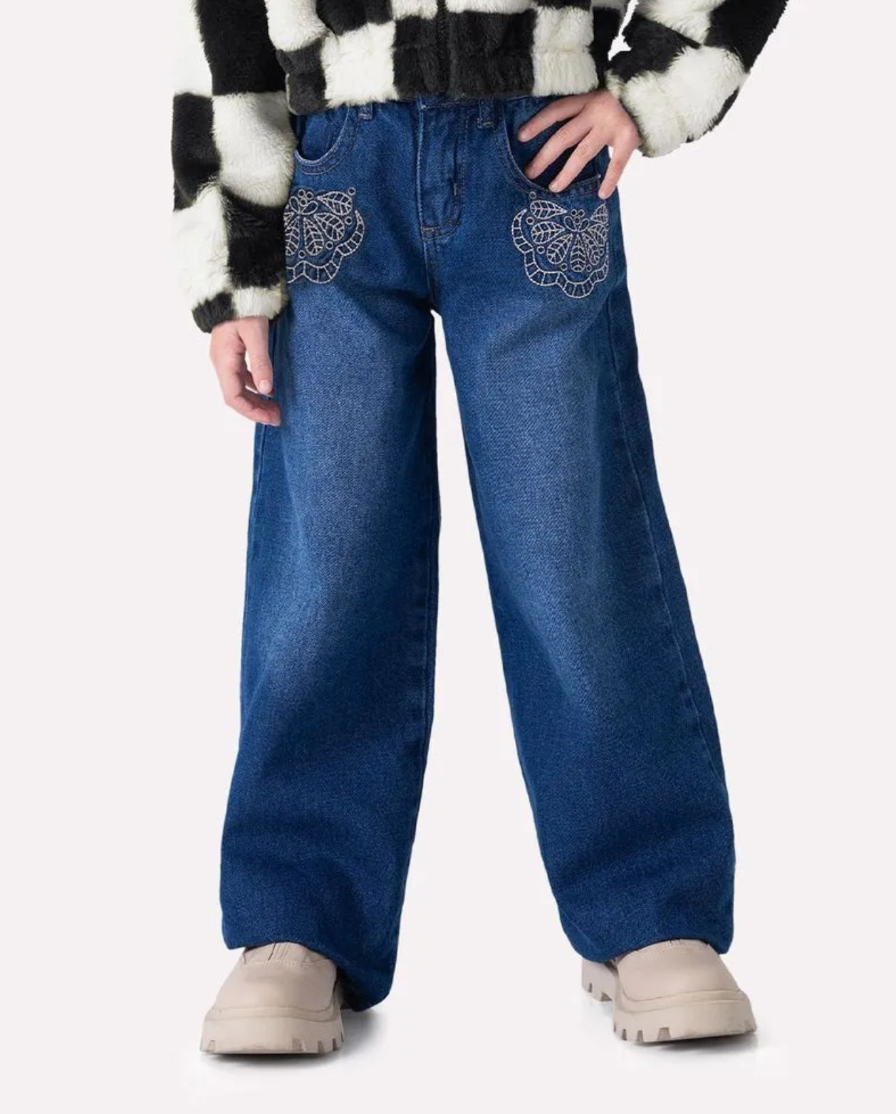 Jeans Vaqueros Denim Claro Nanai  Modelo