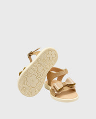 Sandalias Moño Oro Rosa Suela