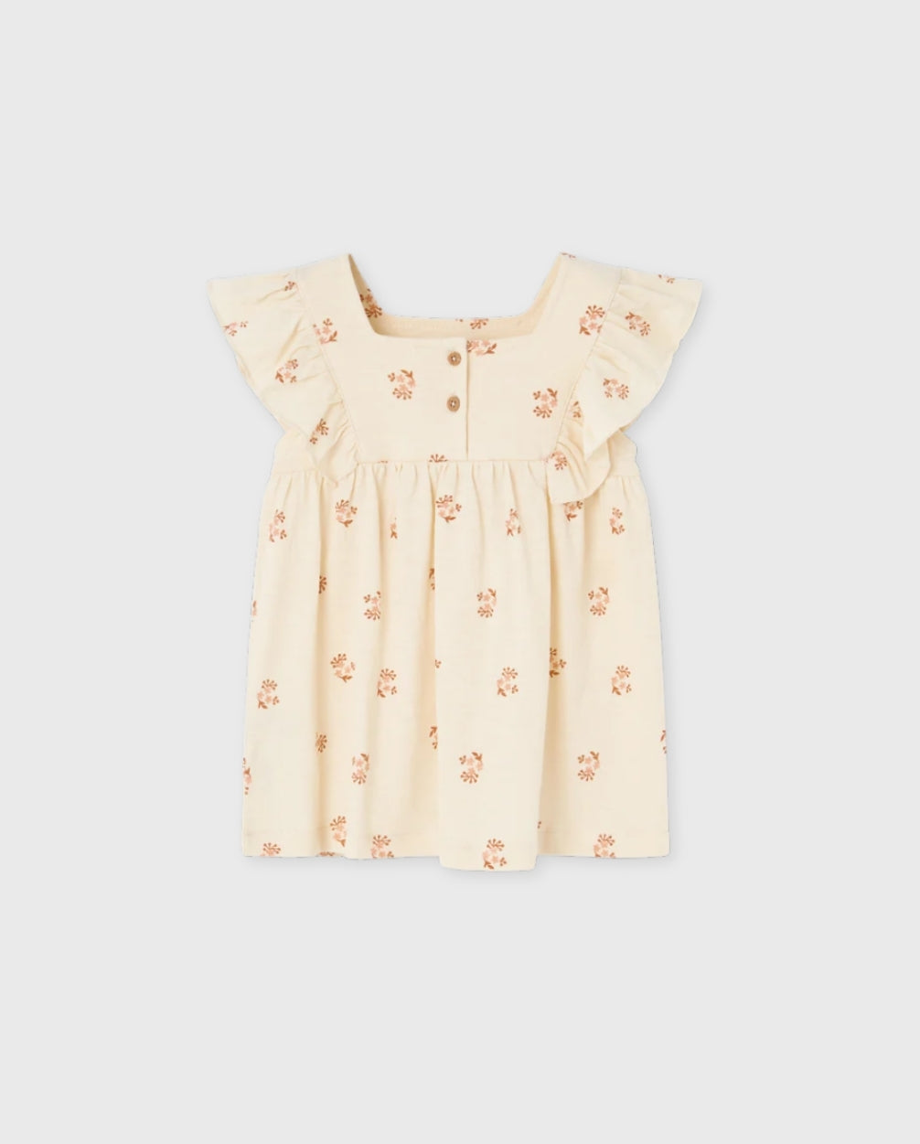 Vestido Flores Crema Losan diseño