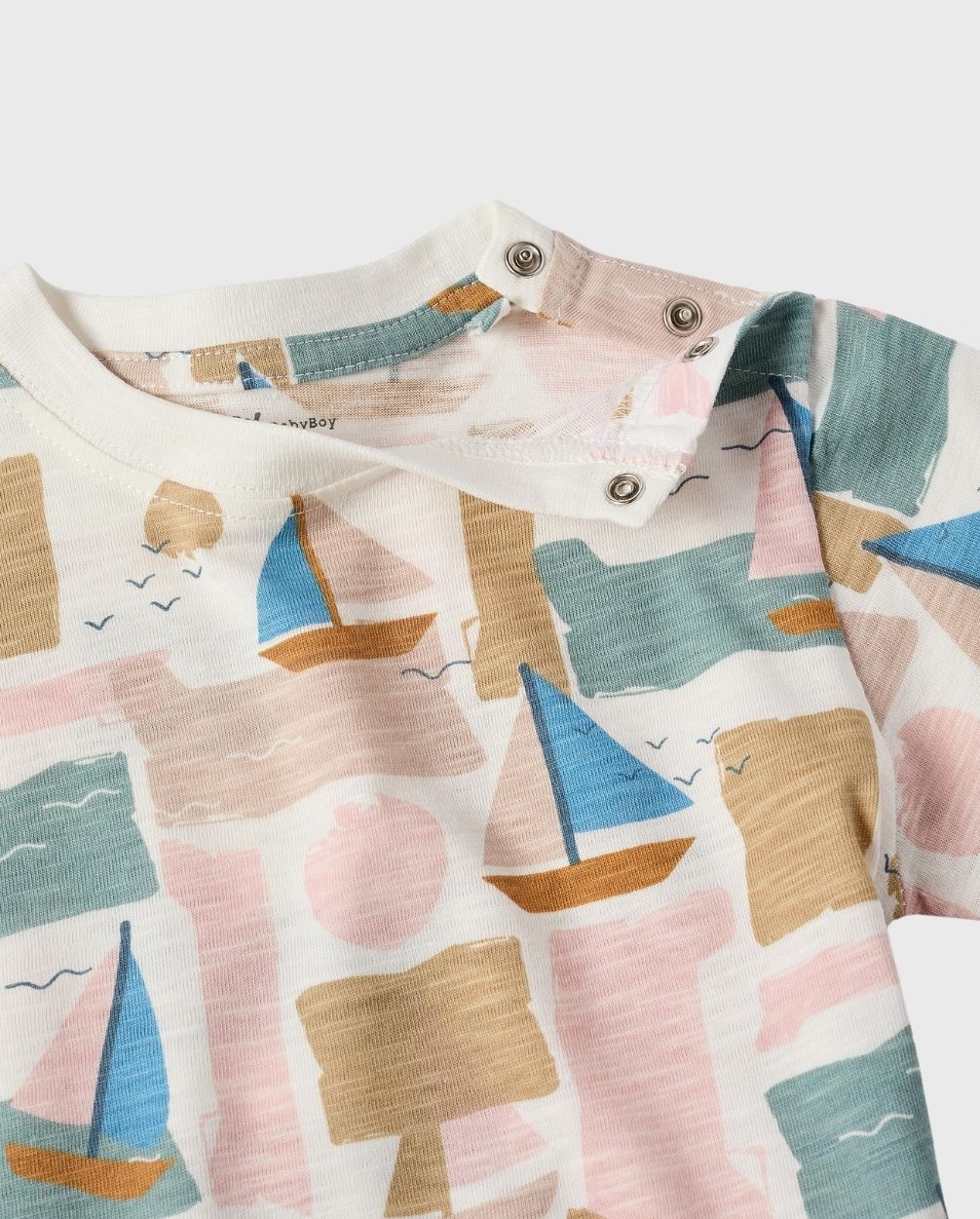 Camiseta Estampado Barcos Zippy® detalle