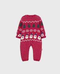 Pijama Enteriza Tejido Navidad Rojo Boboli estilo