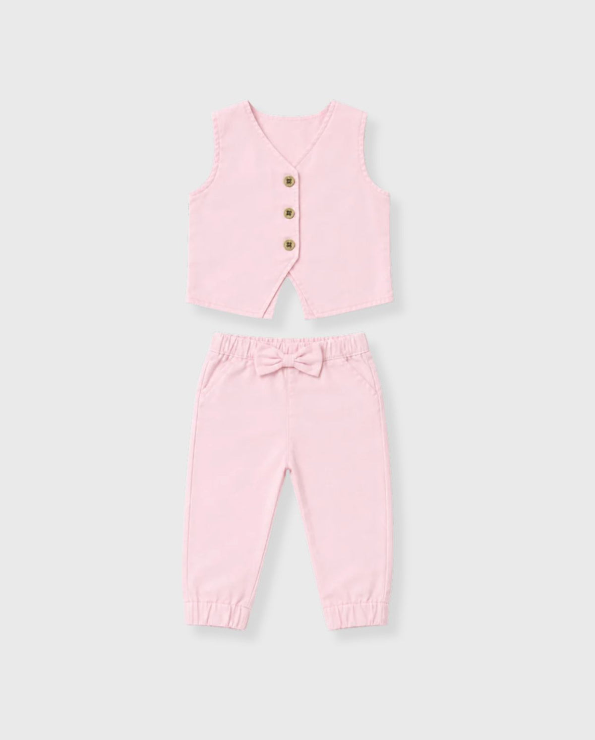 Conjunto Pantalón Moño Rosa 