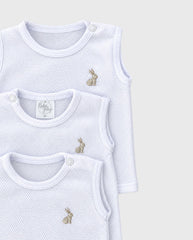 Set 3 Esqueletos Blanco Bebé estilo
