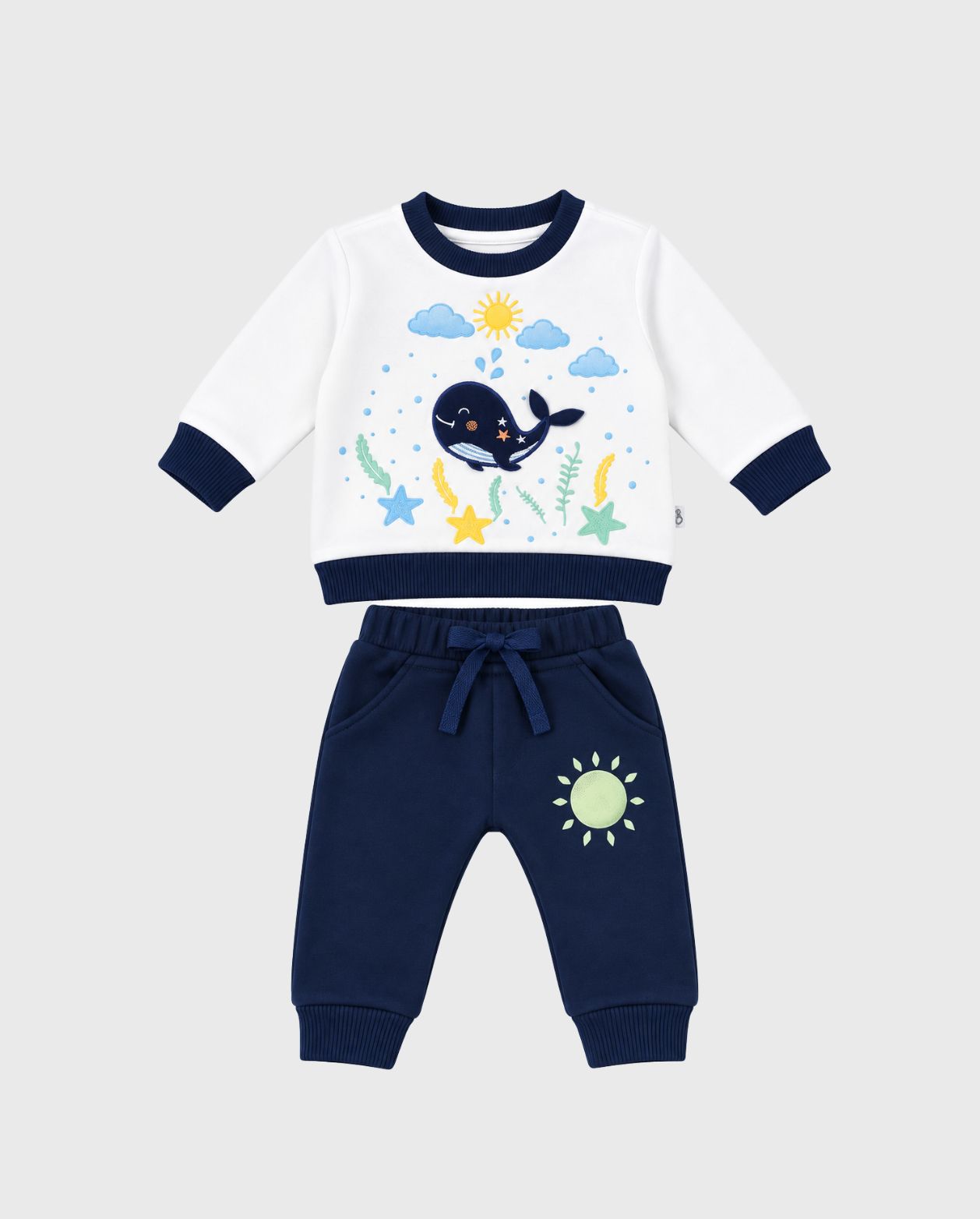 Pijama Pantalón Bordado Ballena ESTILO
